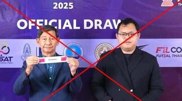 Thái Lan mắc sai lầm lớn trong lễ bốc thăm.