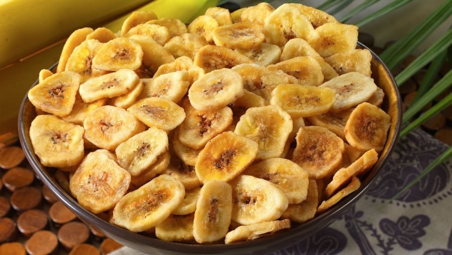 Chuối là loại trái cây phổ biến, giàu kali, magie và vitamin B6.