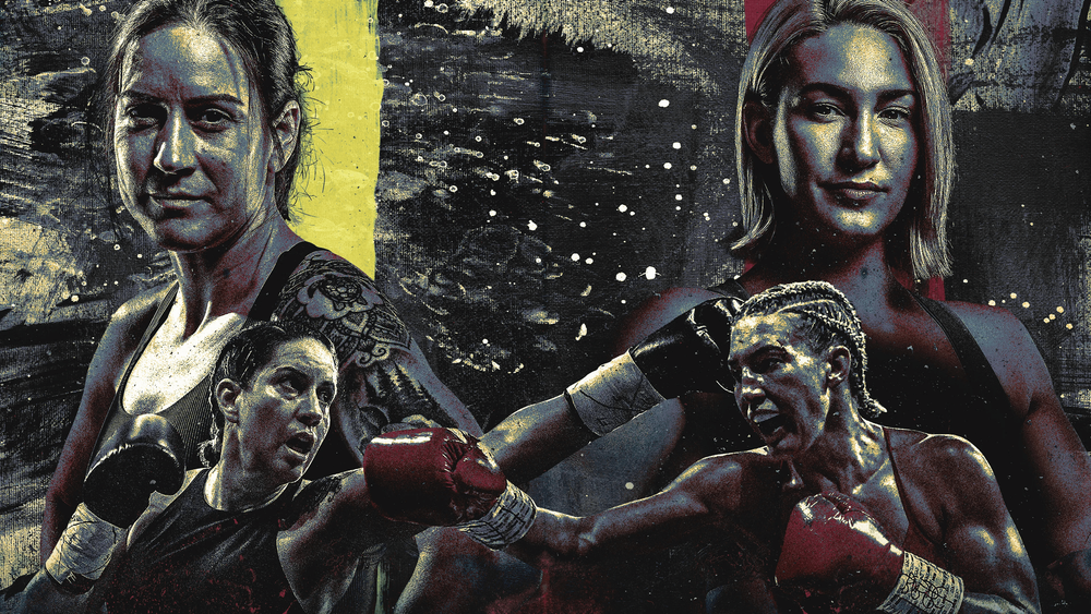 Áp phích chính thức của trận đấu giữa Mary Spencer và Mikaela Mayer