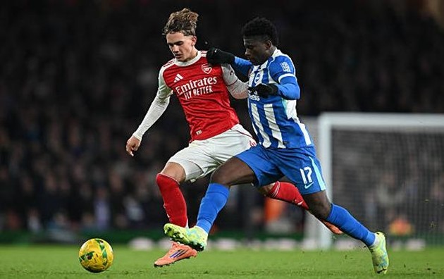 Max Dowman được Mikel Arteta khen ngợi sau trận thắng Brighton.