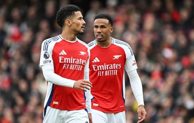 Gabriel Magalhaes và William Saliba trở thành nền tảng cho Arsenal.