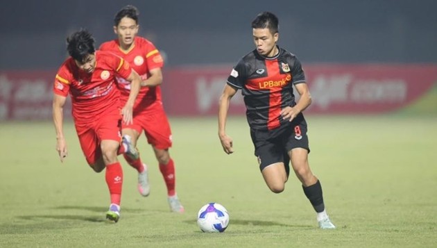Thành Trung vừa có lần đá chính tại V-League.