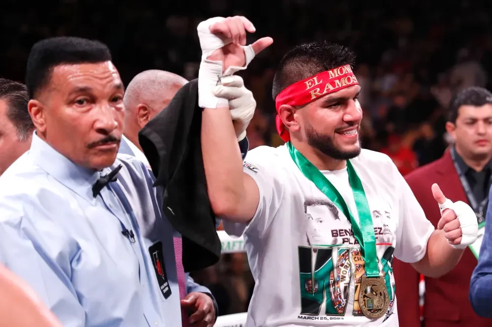 Võ sĩ Jesus Ramos trong một trận đấu.