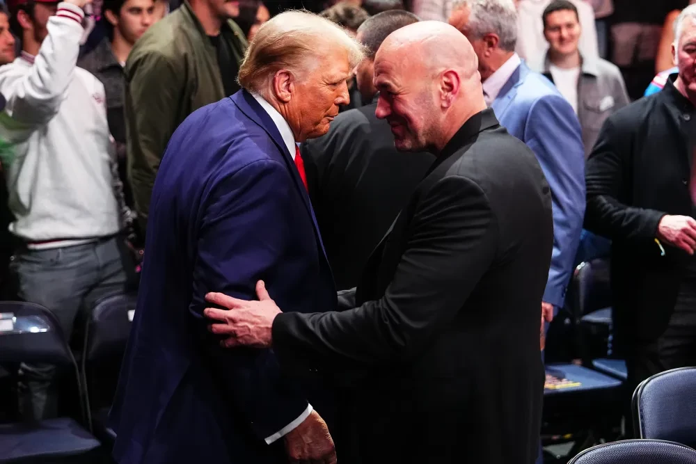Chủ tịch UFC Dana White và Tổng thống Donald Trump tại một sự kiện