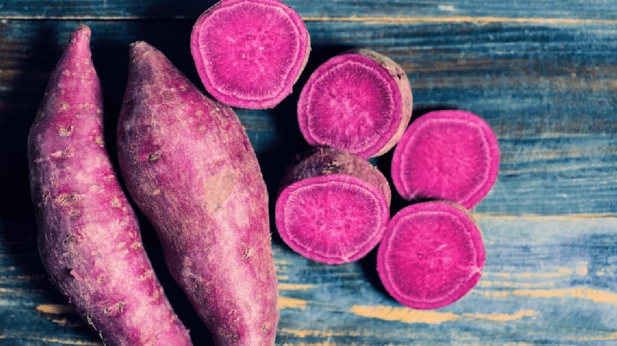 Các loại thực phẩm có màu tím tự nhiên chứa nhiều chất chống oxy hóa, có tác dụng chống lão hóa.
