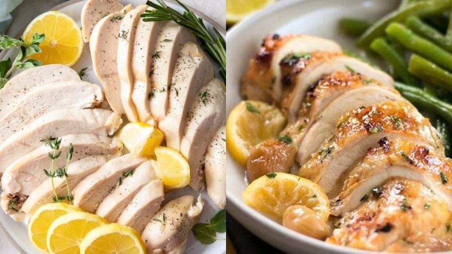 Thịt ức gà chứa nhiều protein, ít chất béo, có lợi cho sức khỏe.