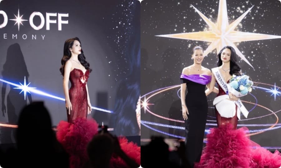 Hương Giang bật khóc nói rõ lí do đi thi Hoa hậu Hoàn vũ Thế giới 2025