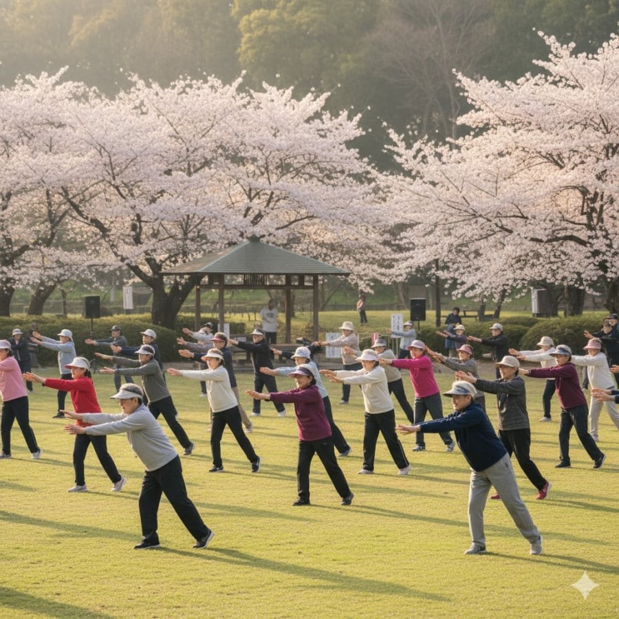 Người Nhật duy trì thói quen tập thể dục buổi sáng mỗi ngày – bí quyết giúp cơ thể dẻo dai và sống khỏe trăm tuổi.