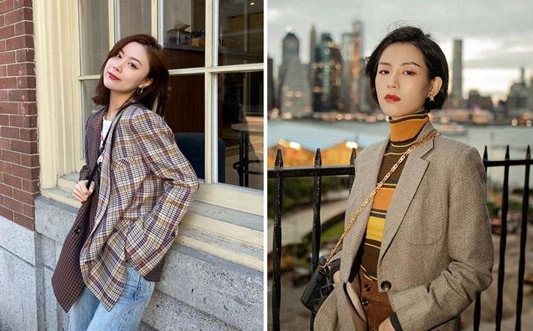 Với những ai thích vẻ thanh lịch pha chút quyền lực, vest dáng suông phối cùng quần ống rộng là lựa chọn hoàn hảo.