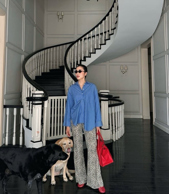 Khác với nhiều mỹ nhân khác, Tăng Thanh Hà thể hiện cá tính mạnh mẽ và hiện đại trong phong cách.