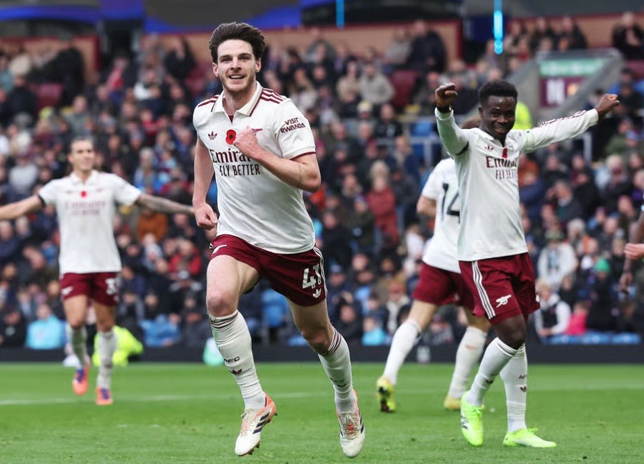 Declan Rice đã có một trận đấu công thủ toàn diện.