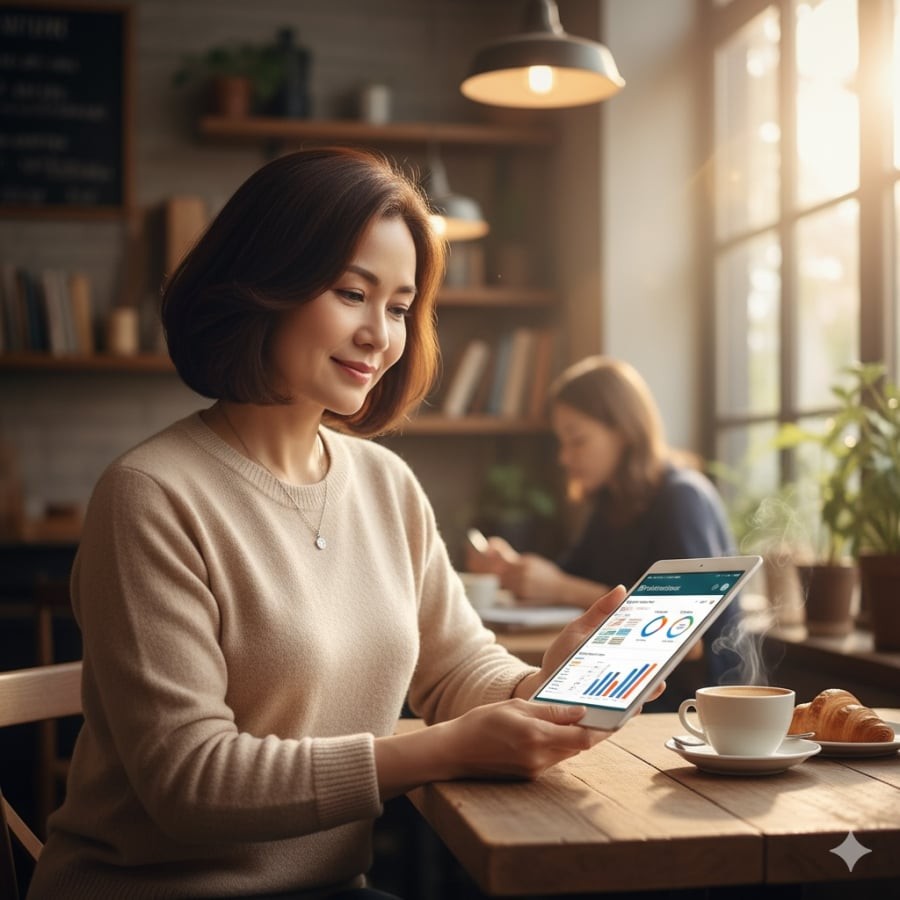 Thế hệ trung niên mới: quản lý tiền thông minh, sống an nhiên và chủ động.