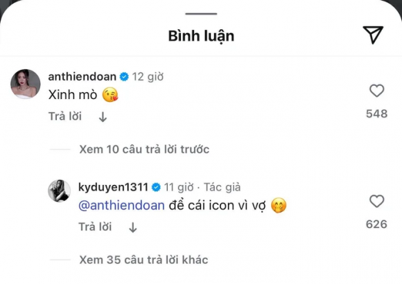 Một câu nói đơn giản nhưng đủ làm dấy lên nghi vấn tình cảm giữa hai nàng hậu thêm lần nữa.