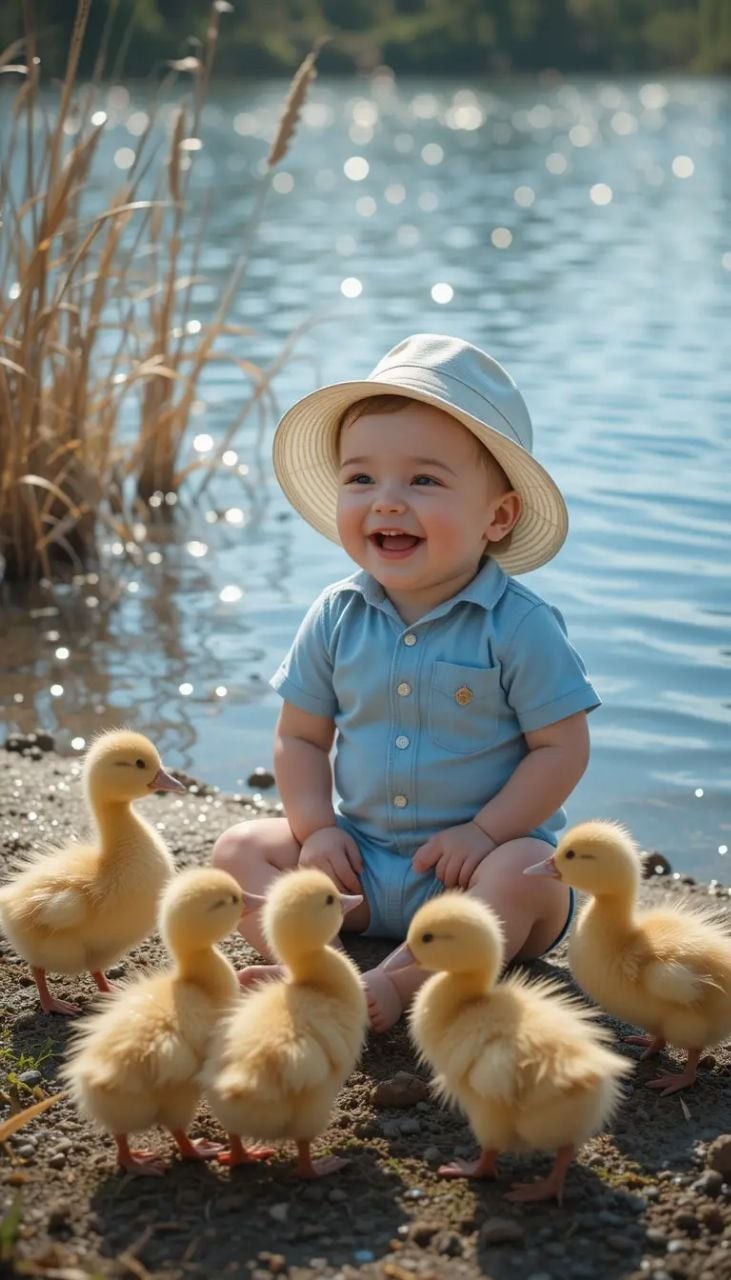 Trẻ nhỏ hồn nhiên tới nhà xua đi năng lượng tiêu cực