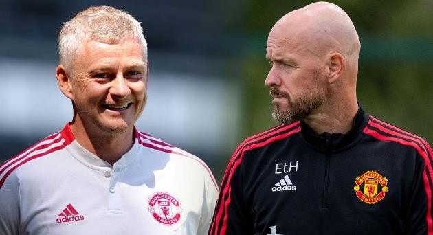 Solskjaer và Ten Hag có thể tái xuất Ngoại Hạng Anh. 