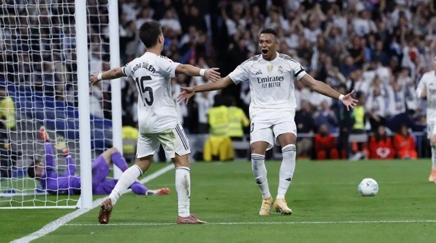 Guler tiếp tục kiến tạo cho Mbappe.