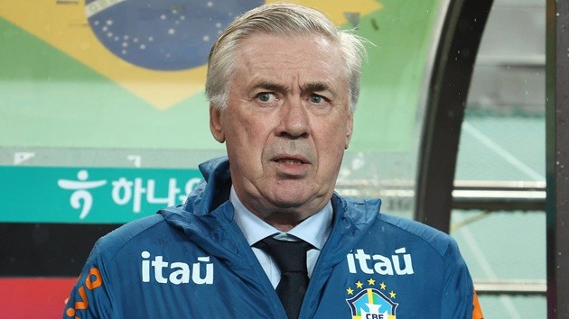  Ancelotti đang dẫn dắt Brazil.