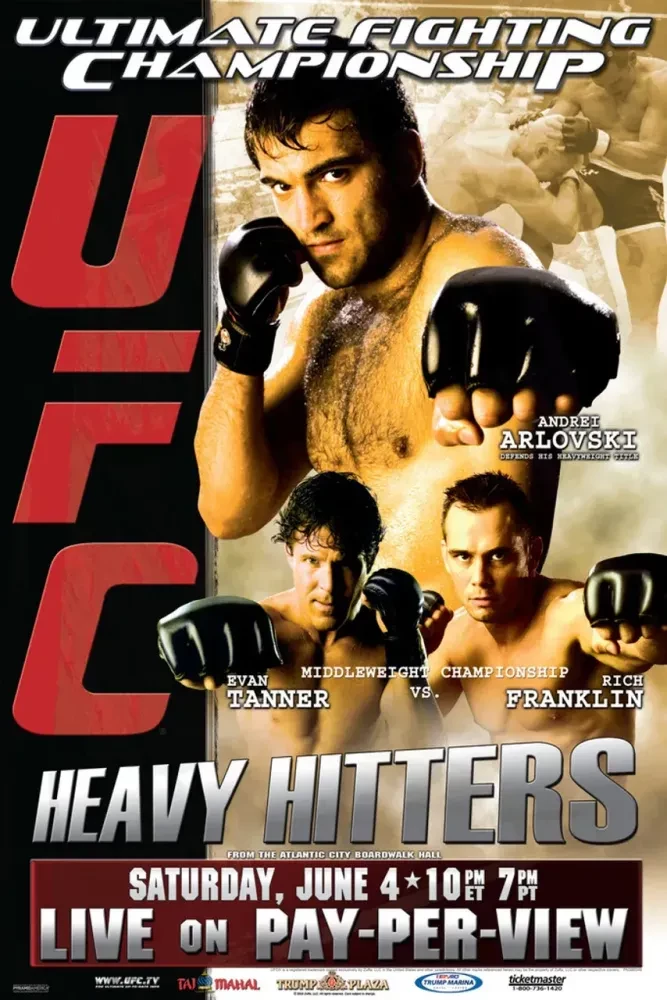 Poster sự kiện UFC 53 với Andrei Arlovski.
