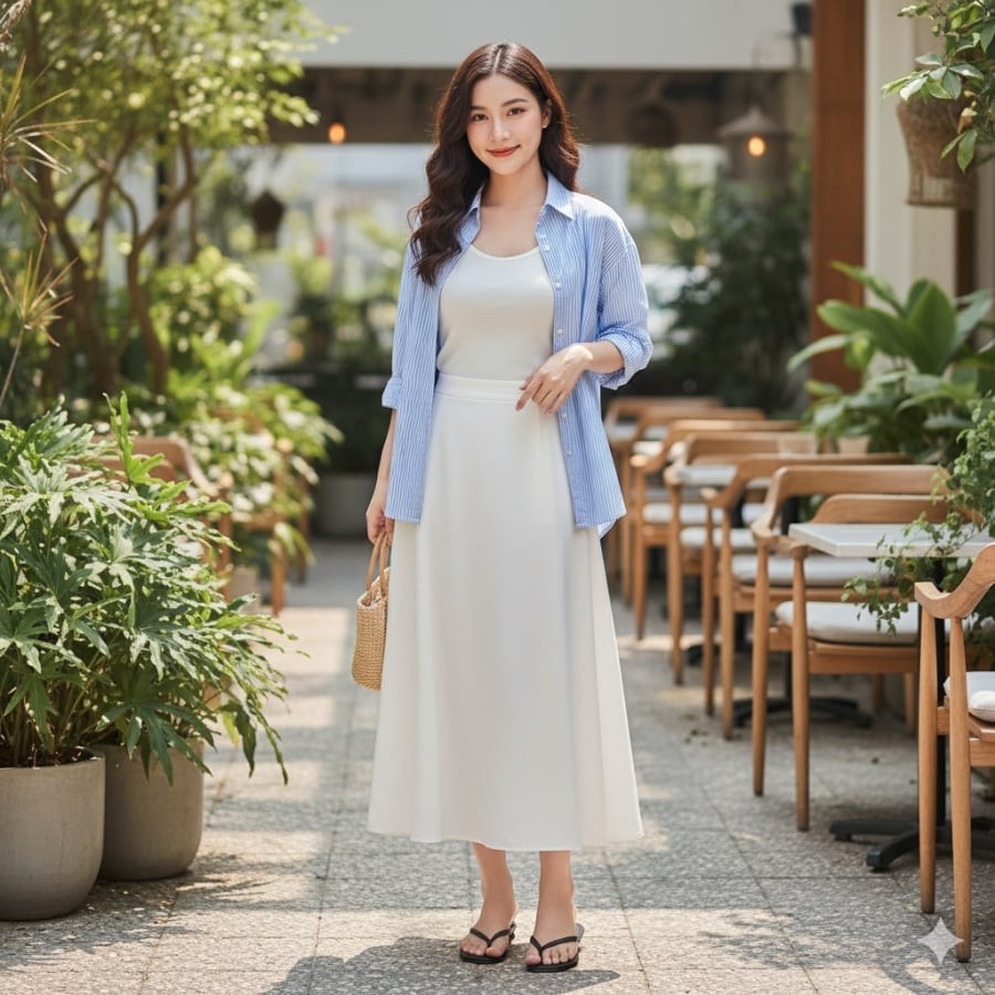 Set đồ trẻ trung, thoải mái cho những ngày dạo phố cuối tuần.