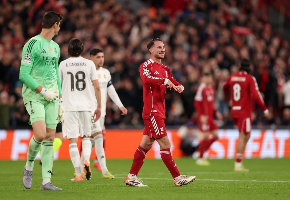 Pha ăn mừng gây chú ý của Mac Allister.