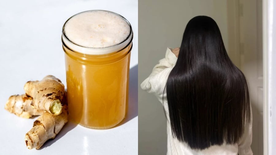 Vào mùa đông, gội đầu bằng gừng sẽ giúp tóc chắc khỏe hơn, hạn chế tình trạng tóc rụng.