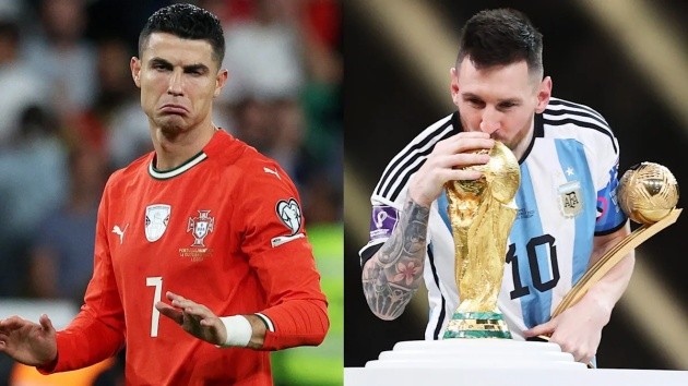 Messi có quan điểm trái ngược so với Ronaldo về World Cup.