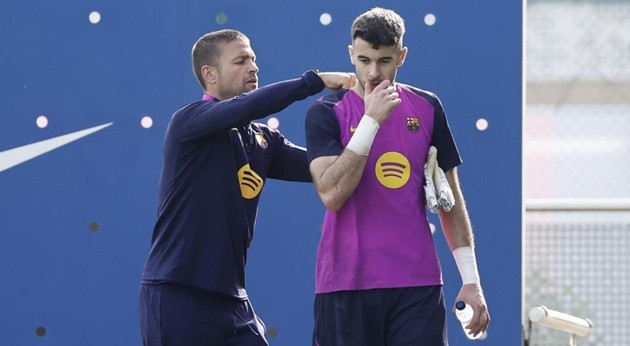 Garcia trở lại tập cùng toàn đội