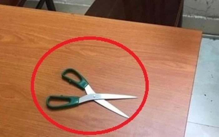 Dao kéo dùng xong nên cất đi đừng để ở phòng khách. (Ảnh minh họa)