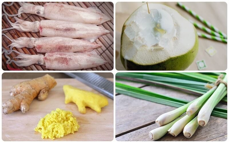 Cách khử mùi tanh cho mực