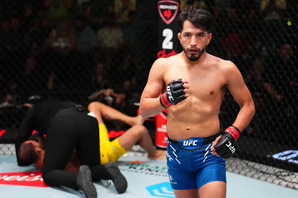 Logo UFC được chiếu tại một sự kiện UFC Fight Night