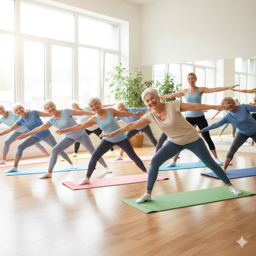 Tập Pilates đều đặn giúp duy trì sức khỏe xương khớp, giảm đau lưng và kéo dài tuổi thọ.