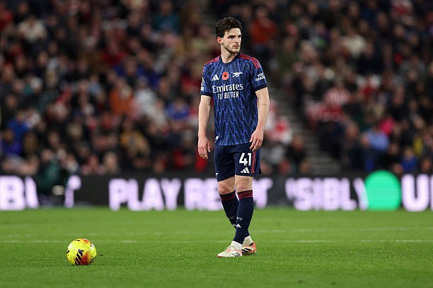 Declan Rice là một trong những thủ lĩnh của Arsenal.
