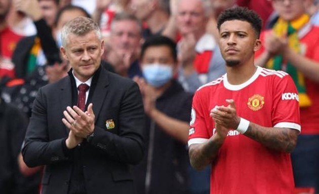 Jadon Sancho gặp khó khăn khi mới tới Manchester United.