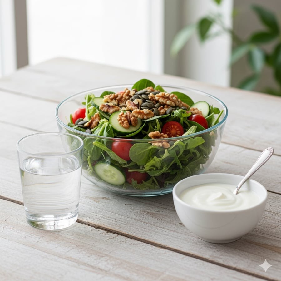 Kết hợp hạt dinh dưỡng vào bữa ăn hàng ngày giúp hỗ trợ đào thải axit uric và tăng cường sức khỏe khớp.