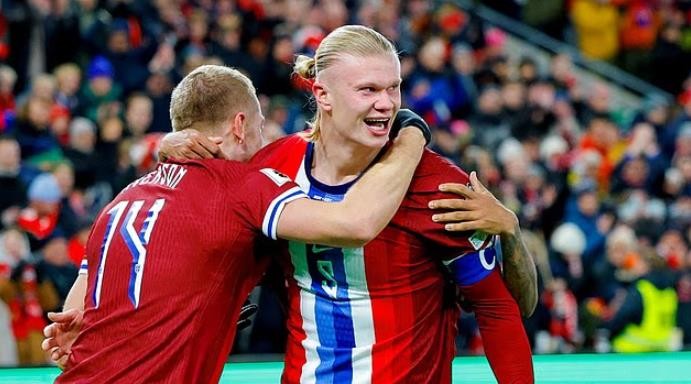 Chiếc vé dự World Cup 2026 gần như chắc chắn nằm trong tầm tay Haaland và đồng đội.