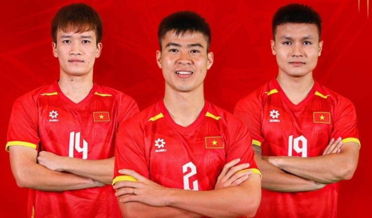 Ban cán sự tuyển Việt Nam.