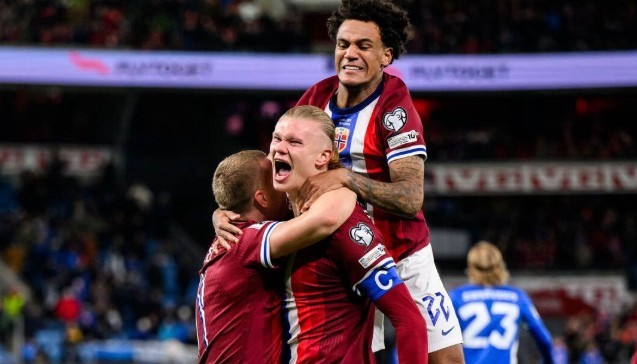 Na Uy tiến sát tấm vé dự World Cup 2026.