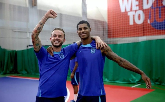 Maddison và Rashford có mối quan hệ thân thiết.