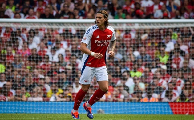 Calafiori có thể trở lại ở trận gặp Spurs.