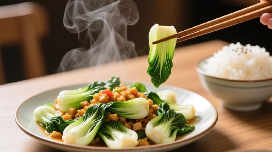 Cải chip có thể chế biến theo nhiều cách khác nhau.