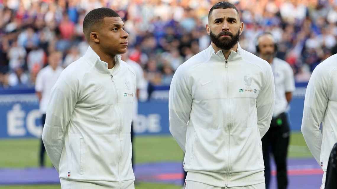 Karim Benzema dành nhiều lời khen cho Kylian Mbappe.
