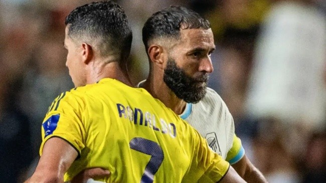 Benzema và Ronaldo. 