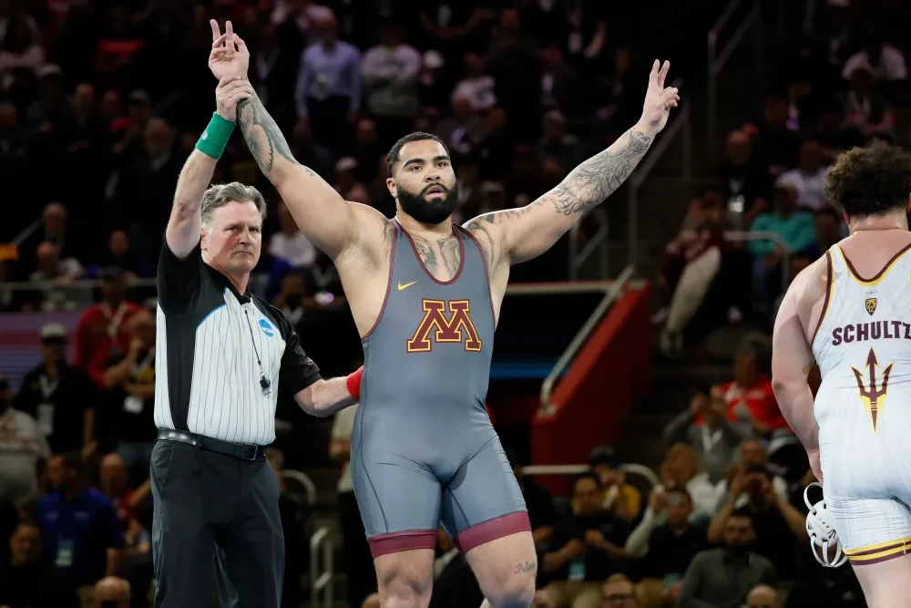 Gable Steveson tại giải vô địch vật NCAA 2022