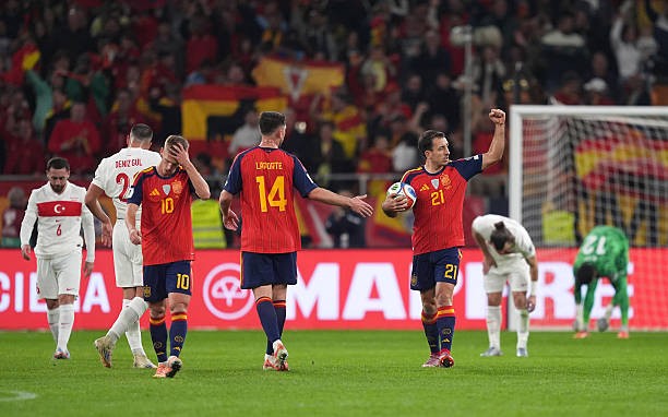 Tây Ban Nha đã có một màn trình diễn không như mong muốn. 