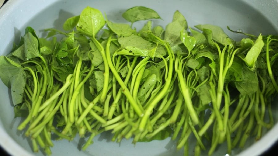 Rau lang là loại rau lành tính, dễ chế biến.