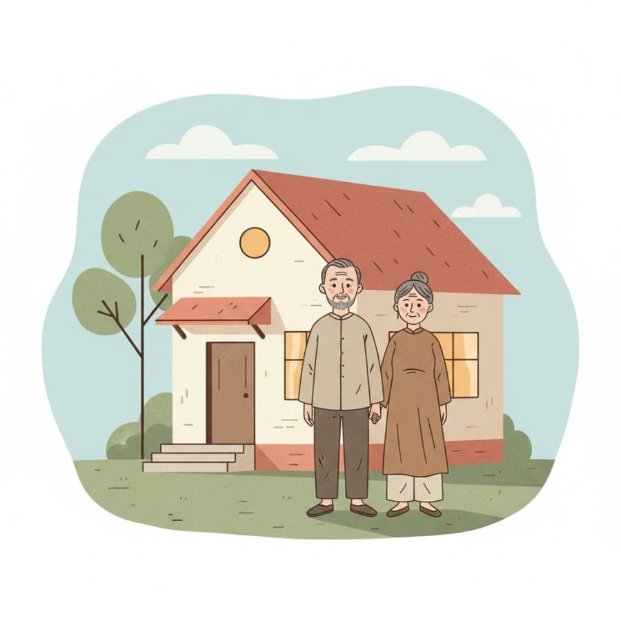 Giữ nhà riêng giúp người sau 60 tuổi duy trì sự độc lập và tránh nhiều rủi ro về sau.