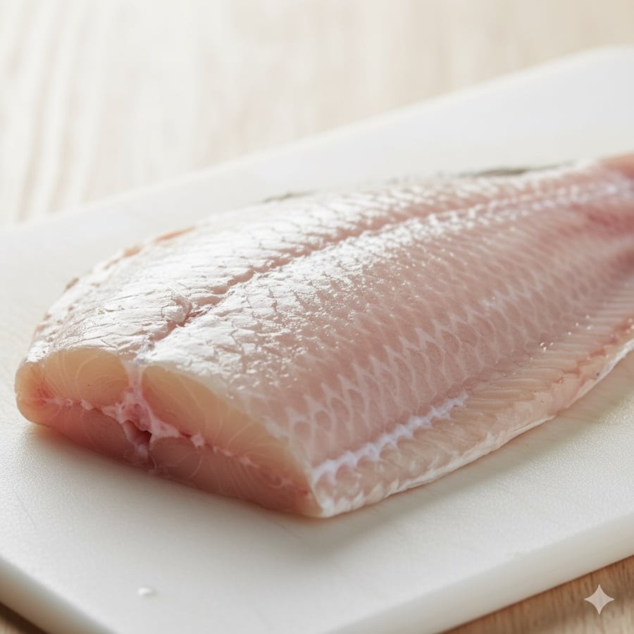 Cá rô phi phi lê thịt trắng, dễ chế biến và giàu protein.