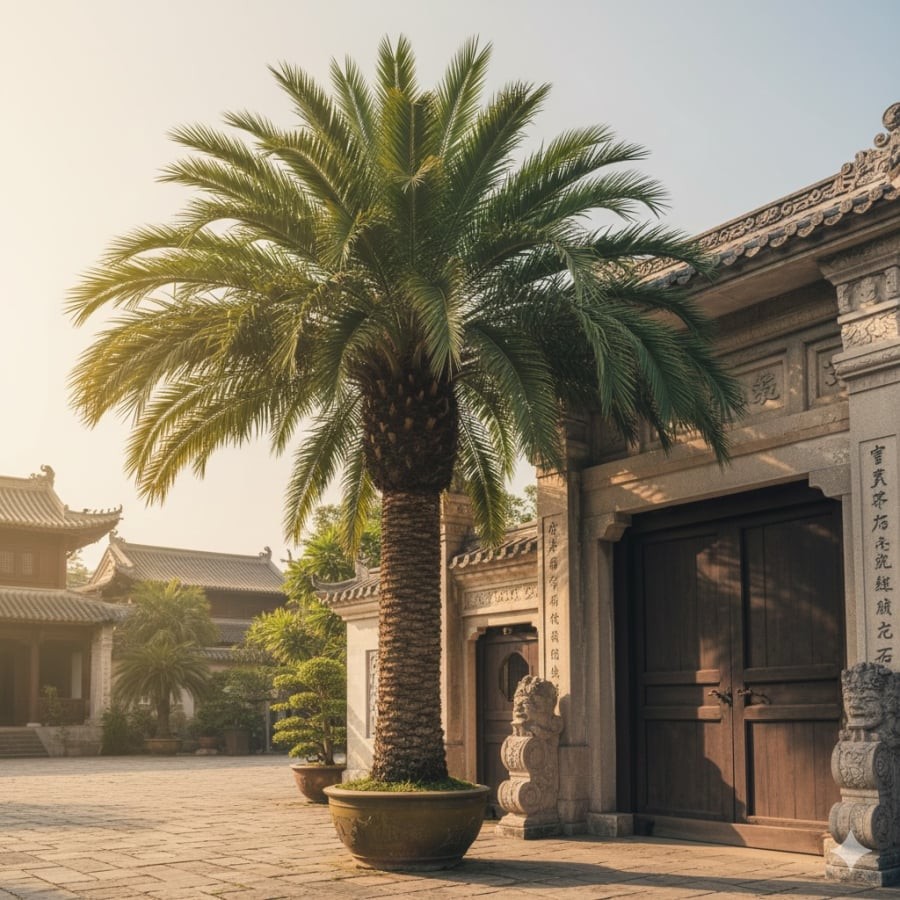 Vạn tuế – “người gác cổng” phong thủy, mang lại bình an và trường thọ cho gia chủ.