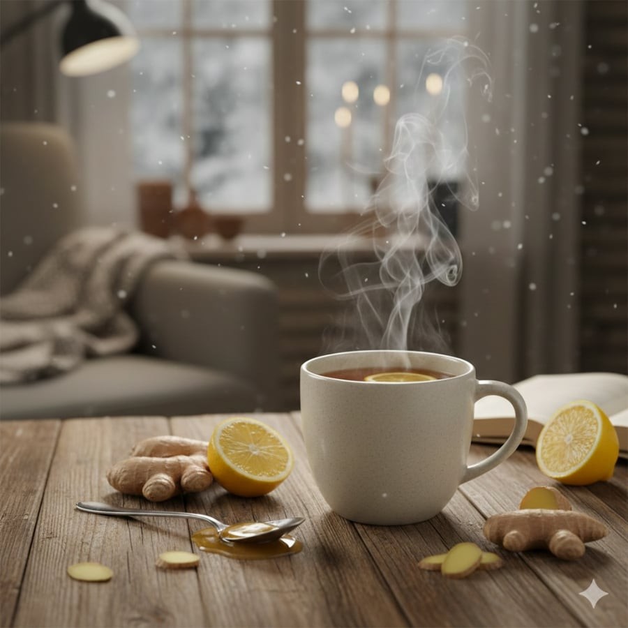 Thức uống ấm giúp giải độc gan, tăng tuần hoàn máu và giữ cơ thể ấm trong mùa lạnh.