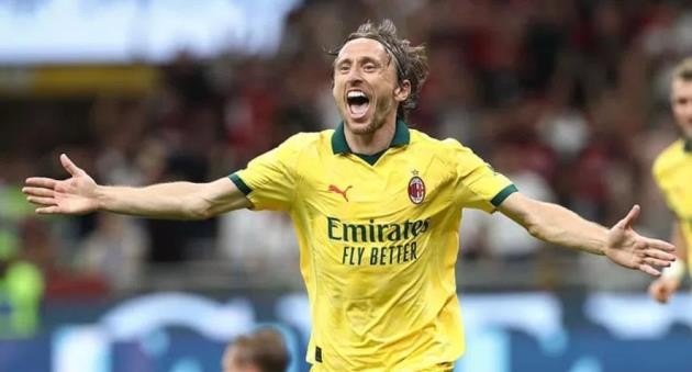 Modric sắp bước vào trận derby Milan đầu tiên.